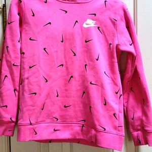 Girls size large Nike sweatshirt